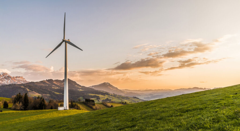 Windmill on hill